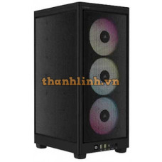 Vỏ máy tính/ Case Corsair iCUE 2000D RGB AIRFLOW - ITX Tower - Black (CC-9011246-WW)