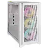 Vỏ máy tính/ Case Corsair iCUE 4000D RGB Airflow, True White (CC-9011241-WW)