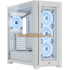 Vỏ máy tính/ Case Corsair iCUE 5000X RGB QL True White (CC-9011233-WW)
