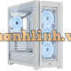 Vỏ máy tính/ Case Corsair iCUE 5000X RGB QL True White (CC-9011233-WW)