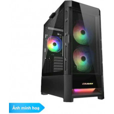 Vỏ thùng máy vi tính Cougar Duoface RGB Tempered Glass & Airflow Panel - Đen (Black) (385ZD10.0001)