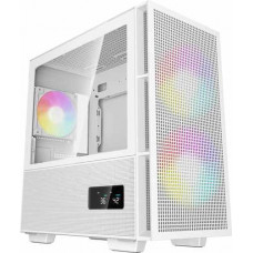 Thùng máy Case Deepcool CH360 Digital WH - Trắng | Kèm sẵn 3 fan ARGB