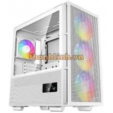 Vỏ case Deepcool CH560 DIGITAL WH (ATX, Màu Trắng, Màn Hình Hiển Thị)