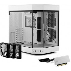 Vỏ case HYTE Y60 Snow White (ATX, 3 Fan, Cable PCIe 4.0)