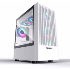 Thùng máy Case Jetek Game – X1 Tặng 3 Fan RGB (Trắng)