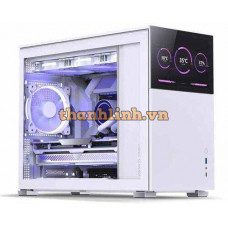 Vỏ case JONSBO D31 STD SC WHITE (MINI TOWER | MÀU TRẮNG | MÀN HÌNH PHỤ 8'')