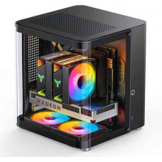 Vỏ case JONSBO TK-1 BLACK ( MID TOWER, MÀU ĐEN, KÍNH CONG)