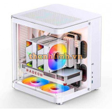 Vỏ case JONSBO TK-1 WHITE ( MID TOWER, MÀU TRẮNG, KÍNH CONG)