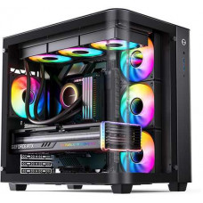 Vỏ case Jonsbo TK-3 Black (ATX,Mid Tower,Màu Đen,Kính Cong) Case Bể Cá