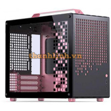 Vỏ case JONSBO Z20 BLACK PINK (Mini MATX, Màu Đen Hồng)