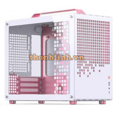Vỏ case JONSBO Z20 White Pink (Mini MATX, Màu Trắng Hồng)