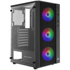 Vỏ case KENOO ESPORT AF13 - 3F - Mầu Đen (ATX/ 3 fan RGB)