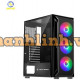 Vỏ case KENOO ESPORT AF302 - 3F - Mầu Đen (ATX/ 3 Fan RGB)
