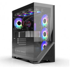 Vỏ case Máy Tính KENOO ESPORT FK800 (Case Bể Cá, Màu Đen, ATX)