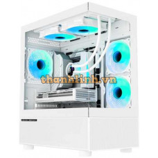 Vỏ case KENOO ESPORT MK200 White ( Matx, Màu Trắng) - Case Bể Cá