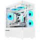 Vỏ case KENOO ESPORT MK200 White ( Matx, Màu Trắng) - Case Bể Cá