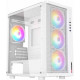 Thùng máy Case Magic GM-01 Mesh - Trắng | Micro ATX, Sẵn 4 fan RGB