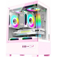 Thùng máy Case Magic MIX - Hồng | Micro ATX, không kèm fan