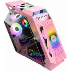 Thùng máy Case Magic Roger RGB M-ATX | Pink, không kèm fan