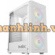 Thùng máy Case MIK Aion White | Kèm sẵn 3 Fan RGB