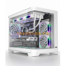 Vỏ case MIK FOCALORS M WHITE ( MATX, Màu Trắng) Case Bể Cá
