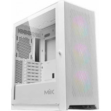 Thùng máy Case MIK Storm 360 - White | Trắng, không kèm fan