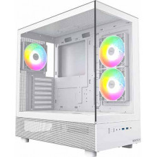 Thùng máy Case Montech XR ATX - White | Hồ cá, kèm sẵn 3 fan