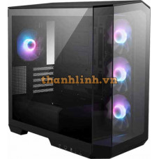 Thùng máy Case MSI MAG Pano M100R PZ - Đen | Kèm sẵn 4 fan