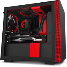 Thùng máy Case NZXT H210i - Đen đỏ | Mini ITX, nhập khẩu (CA-H210i-W1)