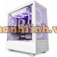 Vỏ máy tính NZXT H5 Flow RGB White (Mid Tower, 4 Fan)