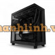 Vỏ case NZXT H6 FLOW ALL BLACK ( MID Tower, 3 Fan, Màu Đen)
