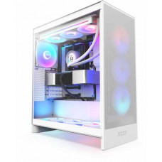 Thùng máy Case NZXT H7 Flow RGB 2024 - White | Kèm sẵn 1 fan F360 RGB Core (CM-H72FW-R1)