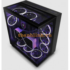 Vỏ case NZXT H9 Elite All Black (Mid Tower / Màu Đen) CM-H91EB-01