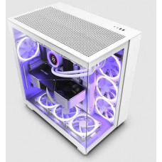 Vỏ case NZXT H9 Flow All White (Mid Tower / Màu Trắng) CM-H91FW-01