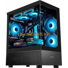 Thùng máy Case Segotep Endura 240S - Đen | Micro ATX, không fan