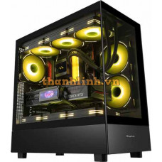 Thùng máy Case Segotep Endura Pro+ Đen | Full-ATX, không fan