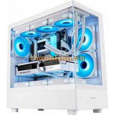 Thùng máy Case Segotep Endura Pro+ Trắng | Full-ATX, không fan