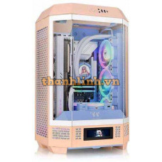 Thùng máy Case Thermaltake Tower 300 Peach Fuzz M-ATX | Sẵn 2 fan 14cm