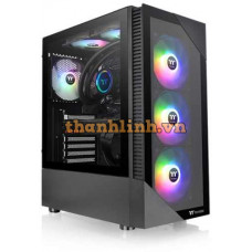 Vỏ case Máy Tính Thermaltake View 200 - Black 4 ARGB (Mid Tower, 4 fan 12cm, Màu Đen)