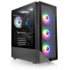 Vỏ case Máy Tính Thermaltake View 200 - Black 4 ARGB (Mid Tower, 4 fan 12cm, Màu Đen)