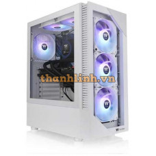 Vỏ case Máy Tính Thermaltake View 200 - Snow 4 ARGB (Mid Tower, 4 fan 12cm, Màu Trắng)