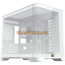 Vỏ case XIGMATEK ALPHA - PANO M ARTIC EN43093 WHITE ( MATX, Màu Trắng, Case Bể Cá)