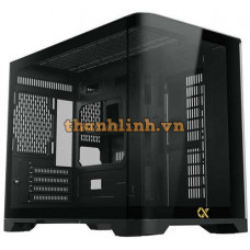 Vỏ case XIGMATEK ALPHA - PANO M EN43079 BLACK ( MATX, Màu Đen, Case Bể Cá)