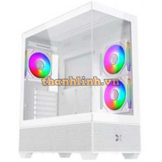 Case Xigmatek Alphard M Arctic 3GF (3 FAN RGB) - EN44113