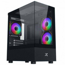 Thùng máy Case Xigmatek Alphard Micro ATX - Đen | Kèm sẵn 3 fan (EN 44090)