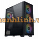 Thùng máy Case XIGMATEK ANUBIS PRO 4FX E ATX (EN40771) (KÈM 04 FAN ARGB)