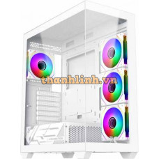 Thùng máy Case Xigmatek Blast Artic 4GF ATX - White | Kèm sẵn 4 fan (EN 44922)