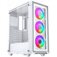 Thùng máy Case Xigmatek FLY II Artic 3GF - White | Kèm sẵn 3 fan RGB (EN 44670)