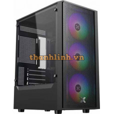 Thùng máy Case Xigmatek MYX Air 3F - Black | Kèm 3 fan led