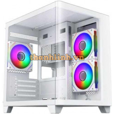Vỏ case XIGMATEK PANO M NANO ARTIC 3GF EN45530 (MATX, Màu Trắng, 3 Fan)